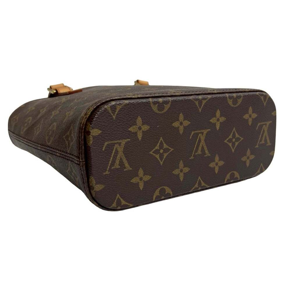 LOUIS VUITTON Authentic Brown Monogram Leather Tote Bag - Picture 7 of 10